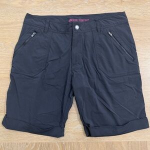 Reel Legends Black Shorts with Pink Logo